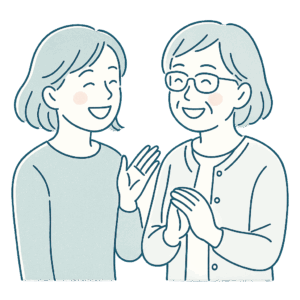 50代 友達 立ち話