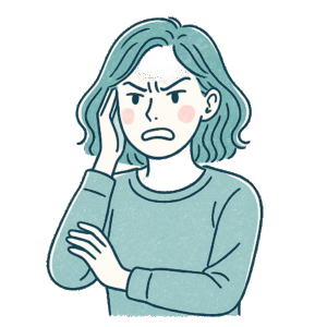 感情の変化　怒る