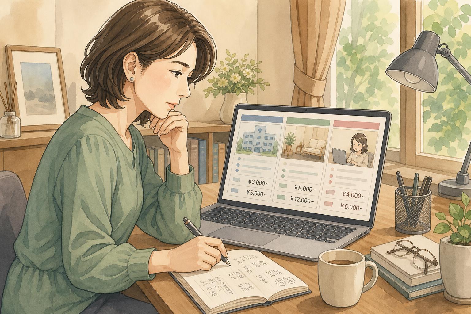 カウンセリングの相場はいくら?